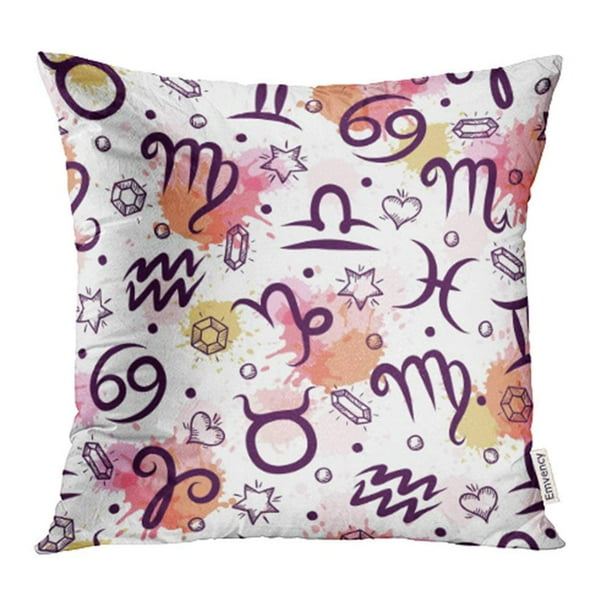 18x18 Multicolor Astrology Zodiac Badge Aquarius Sign Throw Pillow 18x18 Multicolor Astrology Zodiac Badge Aquarius Sign Throw Pillow